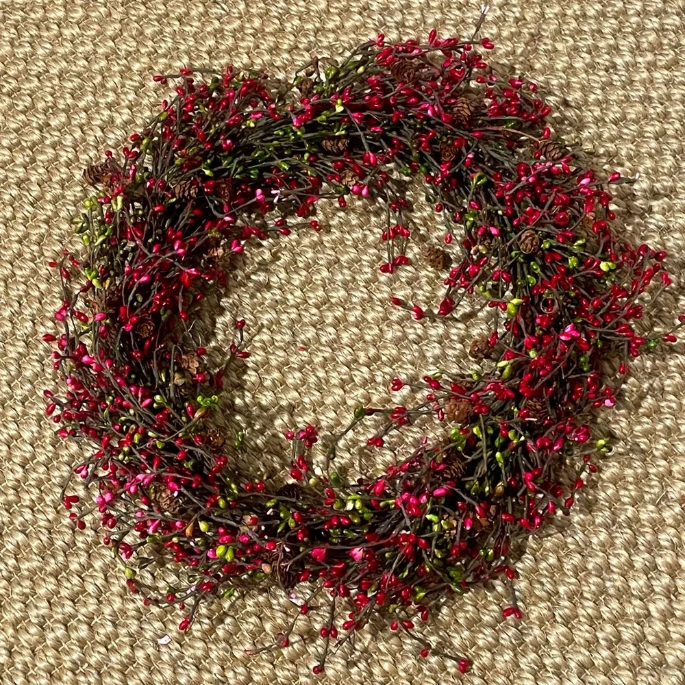 Berry 20” Wreath Holiday Christmas Decor Berry 20” Wreath